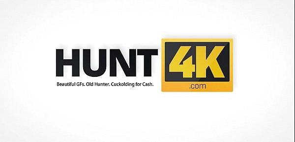 HUNT4K. Kluger Jäger findet einen Weg, junge Babe mit Bargeld zu verführen